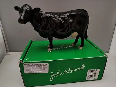 Buy Rare 2002 BESWICK Galloway Cow Black BCC Model 4113B + Original Box - PERFECT • 195£