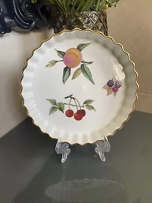 Buy Royal Worcester Evesham Gold Flan Dish 7.5 Inch X 1.2 Inch Oven To Tableware • 10£