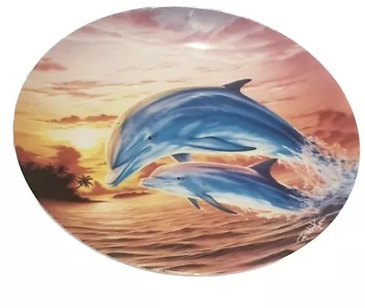 Buy Danbury Mint - Coalport - Magical Dolphins - 8 Inch Plate With Certificate • 9.99£