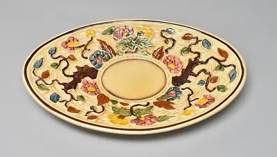 Buy Vintage Authur Wood Hand Painted Indian Tree Oval Dish • 25.99£