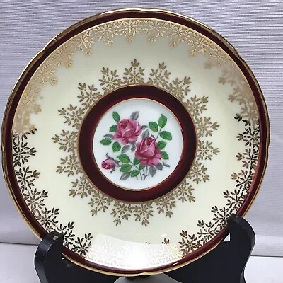 Buy Royal Grafton Bone China Rose Pattern 14cm Saucer Vintage Collectable Tableware • 9£