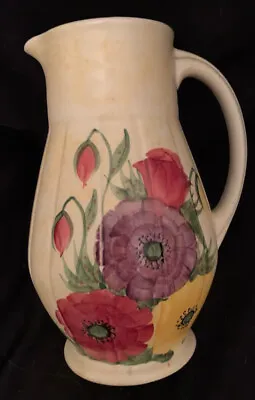 Buy Radford Pottery Large Hand Painted Anemone Vase Early Backstamp • 68£