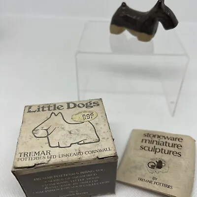 Buy Tremar Pottery ~ Scottish Terrier Figurine From The Little Dog Series  Cornwall  • 9.99£