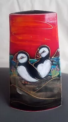 Buy Anita Harris Art Pottery Hand Painted Puffin Vase • 129.50£