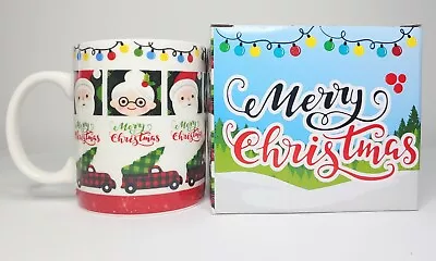 Buy Christmas Red Truck Holiday Gift-Boxed Stoneware Coffee  Mugs 12 Oz New In Box • 9.89£