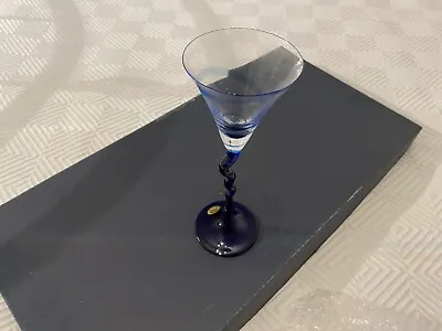 Buy Hobos Crystal Glasses X 6 Wine / Cocktail In Original Box Czech Republic Vintage • 45£