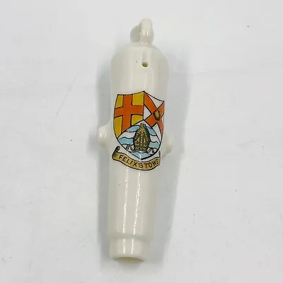 Buy Wh Goss Crested China - Model Of Ancient Cannon From Blackgang - Felixtowe Crest • 5£