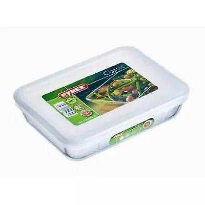 Buy Pyrex Pronto All-in-One Glass Dish With Lid Clear 14cm X 19cm 800ml 241P000 • 9.62£