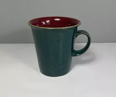 Buy Denby Harlequin Mug - Green Outside & Red Inside - 10cm -  VGC - England • 14.99£