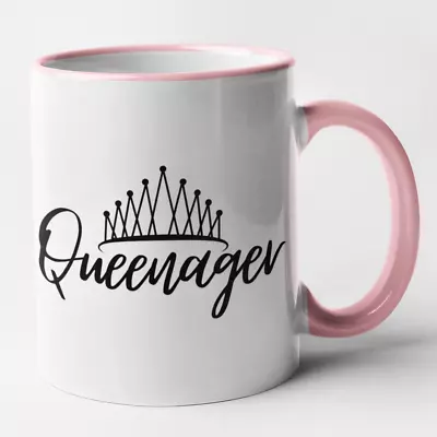 Buy Queenager Mug - Sassy Novelty Teenager Queen Mug • 3.49£