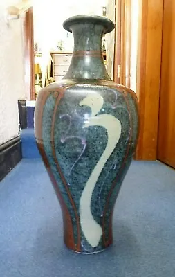 Buy Vintage Handmade Thrown Stoneware David Frith HUGE Vase Studio Pottery CPA Welsh • 695£