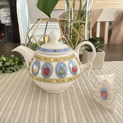 Buy Arthur Wood & Son Tea Pot With Lid Small Vintage Porcelain Herbal Infusion Pot • 35.09£