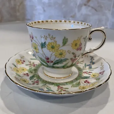 Buy Tuscan Fine English Bone China Tea Cup And Saucer  Floral Gorgeous • 39.41£