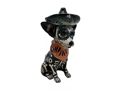 Buy Talavera Chihuahua Folk Art Cute Dog Home Decor Mexican Pottery Multicolor 8.5  • 112.90£