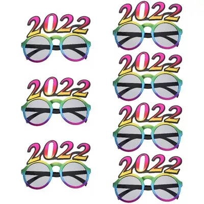 Buy  7 Pc 2022 Glasses Child Halloween Decorations Number Eyewear Party Eyeglasses • 24.28£