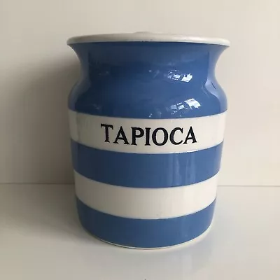Buy Medium T.G.Green Cornishware 'TAPIOCA' Jar - Black Shield - 5.5  / 14cm / 12s • 49.99£