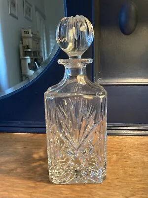 Buy Heavy Lead Crystal Cut Glass Whisky Whiskey Decanter 1691g (see Others) • 14.99£