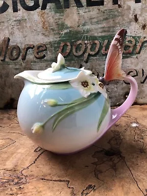 Buy FRANZ Porcelain Butterfly Teapot • 45£