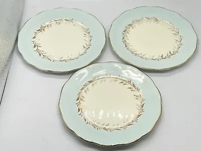 Buy Vintage Set Of 3 Queen Anne - Bone China Coronet Pattern Side Plates Bread Roll • 12.99£