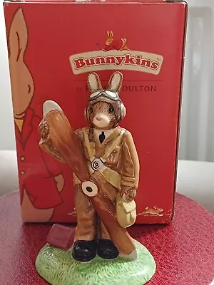 Buy Royal Doulton Bunnykins DB369 PILOT - WW2 Collection. Grey Goggles. Signed  • 24.99£