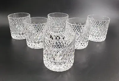 Buy Tyrone Crystal Sperrins Pattern Whiskey Glasses Set Of 6 • 165.96£