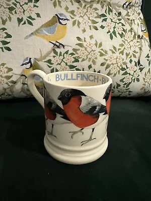 Buy Rare Emma Bridgewater Bullfinch Bird Mug 1/2 Half Pint Earthenware Pottery • 35£