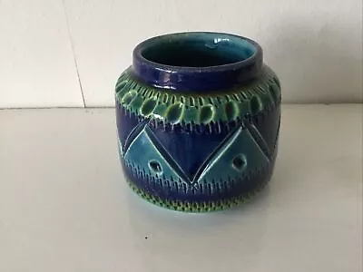 Buy Sardegna Pottery With Bitossi Rimini Blue Pattern • 20£