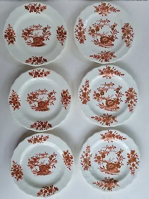 Buy Antique Cauldon China For Mortlock's Oxford Street Plates X6 Pattern 2061 • 12.50£