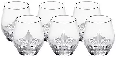 Buy Lalique Crystal 100 Points Tumbler Glasses Set Of Six #10332900 Brand Nib F/sh • 711.53£