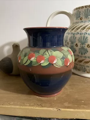 Buy Jersey Pottery Vase With Hand Painted Cherries • 12£
