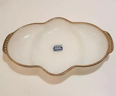 Buy Vintage Fire-King Ware Dish - Milk White Glass - Anchor Hocking Anchorglass USA • 18£