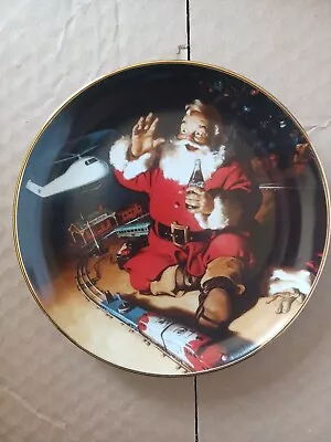 Buy A Coke And A Smile. The Franklin Mint 1994. Fine Porcelain Plate. 20.7cm • 15£