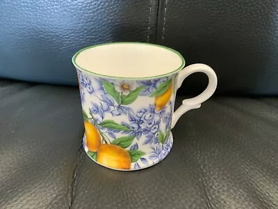 Buy Milton China Lemon & Blue Flower Fine Bone China Mug Made In England • 19.99£