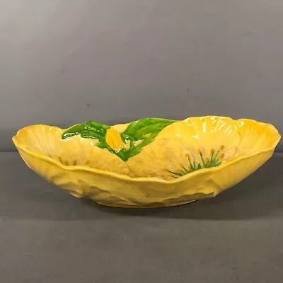 Buy Carlton Ware Australian Yellow Buttercup Bowl Art Deco 19cm Vintage -FPL -CP • 24.99£