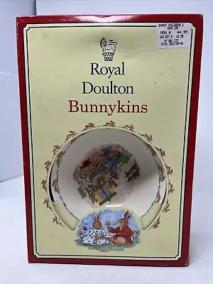 Buy Vintage Royal DOULTON Bunnykins Dish Set 3 Piece Children’s Cottontail Signed • 46.98£