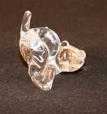 Buy Vintage Glass Kitten By Hadeland Made In Norway • 28.46£