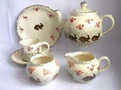 Buy Vintage Price & Kensington Potteries Bunnies Teapot, Milk Jug & Sugar OR Trio • 17£