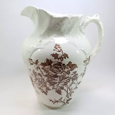 Buy Brentleigh Ware Staffordshire Ironstone Jug Vase Decorative Art Floral Design • 31£