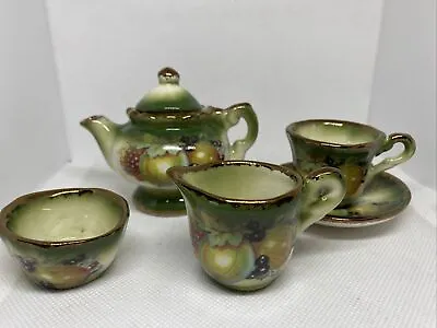 Buy Mayfayre Children’s Tea Serving Set-Staffordshire England Pottery-Mint Condition • 15.65£