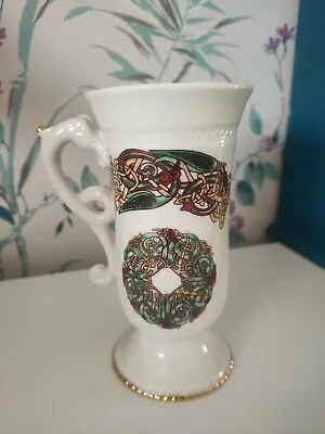 Buy Celtic Design Irish Coffee Cup Vintage Porcelain Handpainted Cre Galway 💚 • 7£