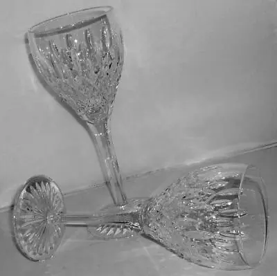 Buy 2 Beautiful Stuart Crystal Shaftesbury White Red Wine Glass Glasses • 65.99£