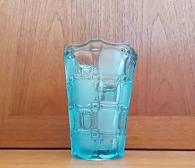 Buy  SKLO UNION GLASS LENS VASE CZECH Vintage  • 10£