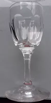 Buy Antique - Panel Cut - Port/Sherry Glass - Polished Pontil • 12.99£