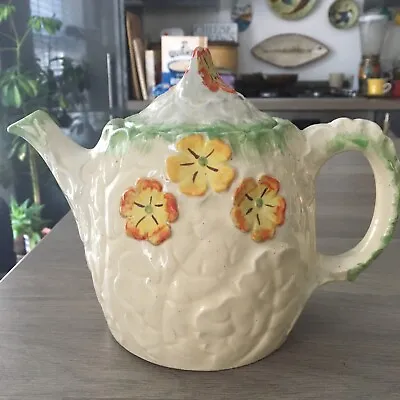 Buy Vintage ‘Primula’ Teapot.Top Of Lid Slightly Chipped-See Photos Adds Character?! • 10£