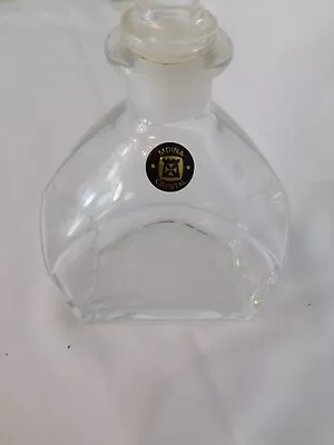Buy Mdina Crystal Ship Print Glass Decanter Bottle • 24.99£