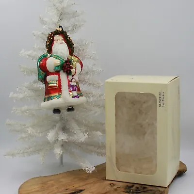 Buy Glassware Art Studio Polish Blown Glass Christmas Ornaments - Santa Clause • 23.98£