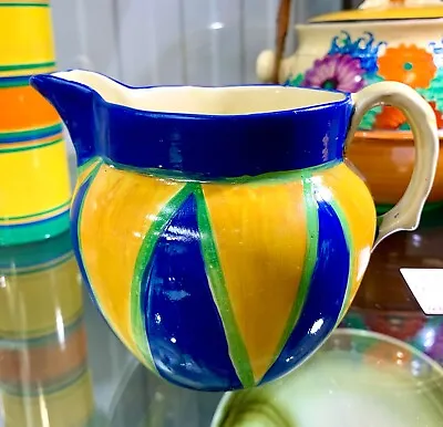 Buy Clarice Cliff Original Jug / Vase Art Deco Pottery / Antique /  Bizarre / C1929 • 318.75£
