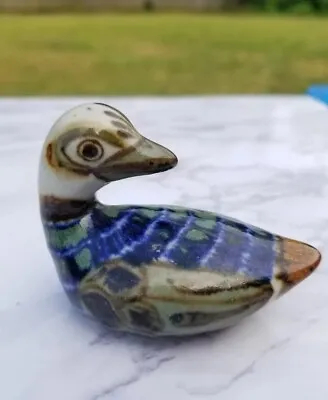Buy 3  Mexican Tonala Pottery Handpainted Duck Swan Bird Folk Art  • 12.48£
