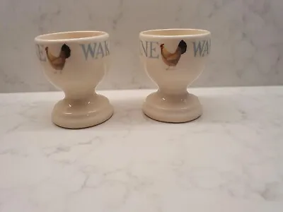 Buy Emma Bridgewater Wake Up Rise & Shine Pair Of Egg Cups - Discontinued, Rare, New • 29.99£