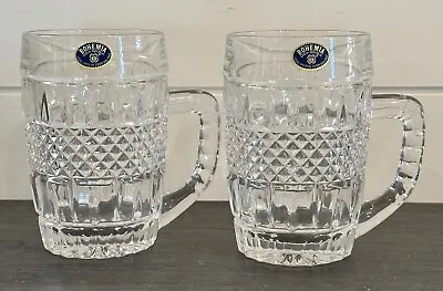 Buy Bohemia Czech Crystal Beer Mugs-Set Of 2 • 105.49£